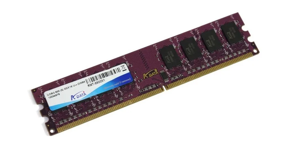 AData 2GB 2G 800 МГц 2RX8 PC2-6400U DDR2 ПК Оперативная память 800 6400 2G 240-Pin U-DIMM память для настольного компьютера