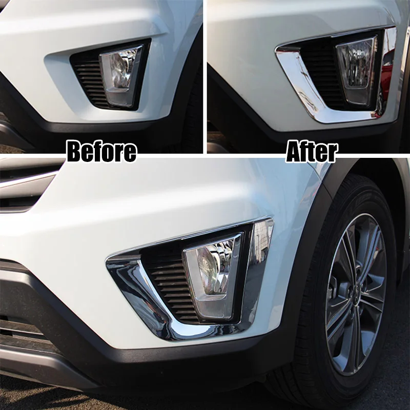 Для Hyundai Creta ix25 2014 2015 2016 2019 хромированный передний задний отражатель
