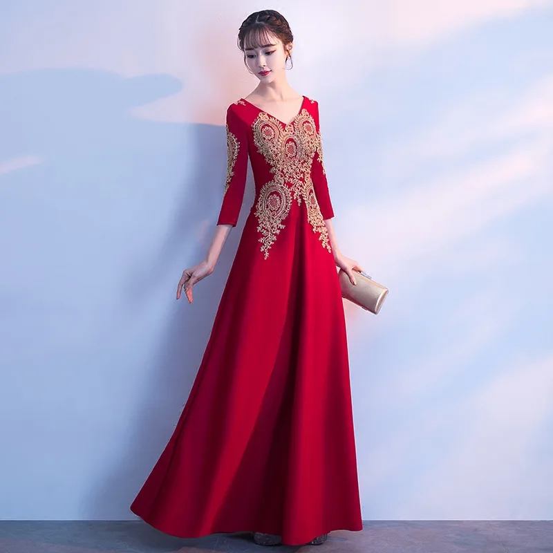 DongCMY Формальные Длинные вечерние платья бордового цвета для выпускного вечера элегантные женские подростковые платья