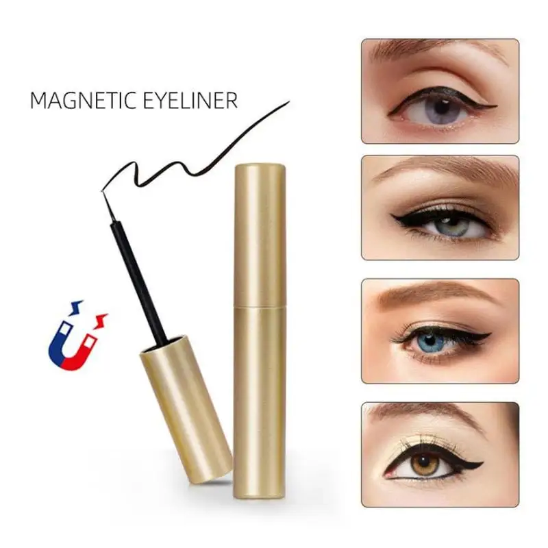 

ibcccndc Magnetic Eyeliner Black Long Lasting Eye Liner Waterproof Eyeliner without Glue Cosmetic Beauty Makeup Liquid Eyeliner