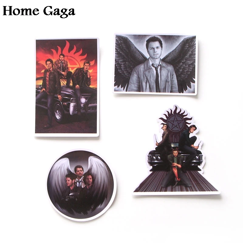 Homegaga 37 шт. Сверхъестественное SPN Дети diy 90s Художественная печать ноутбук телефон ноутбук велосипед Скрапбукинг альбом наклейки D1771