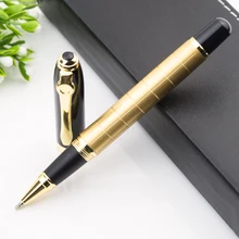 DKW Изысканная шариковая ручка учительницы металлический круглый ролик ручки высокого качества Бизнес подарок отправить запасной 114