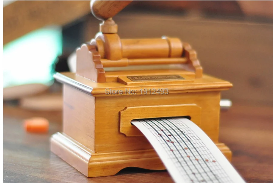 Wooden Phonograph DIY Hand-operated Type Music box (24).jpg