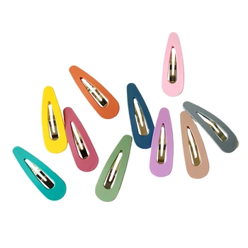 

10pcs Hairpins Equisite Candy Color Durable Cute Hollow Hairpin Barrette Headdress Hair Clips for Women Ladies Girls