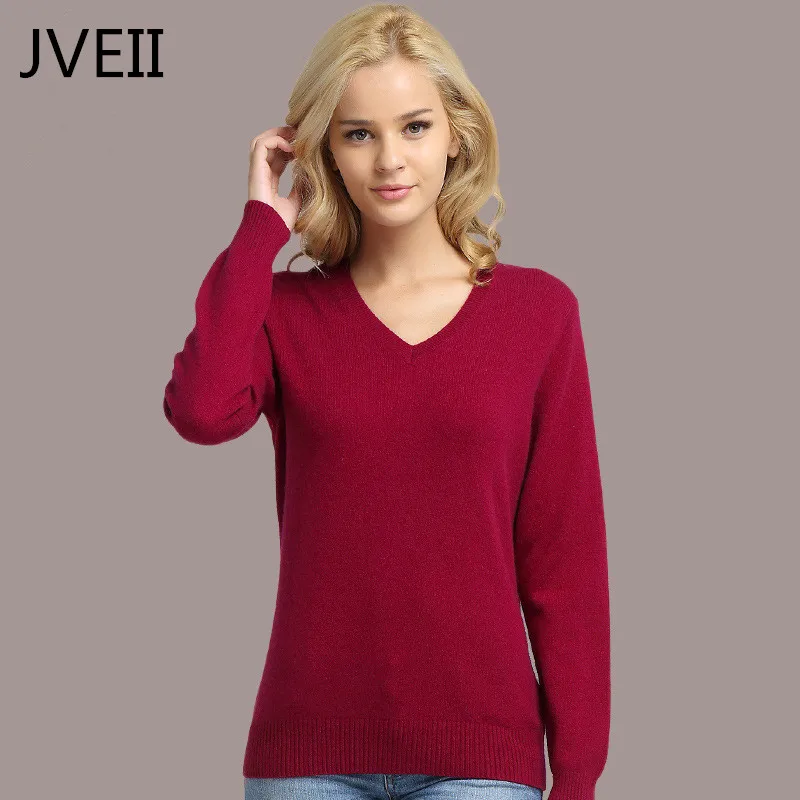 

Spring Winter Cashmere Sweater Women Fashion V-Neck knitting autumn Female pullovers Oversized sweater Solid Color Women Sweater