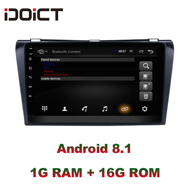 IDOICT Android 8.1 Car DVD Player GPS Navigation Multimedia For Mazda 3 Radio 2004-2013 car stereo wifi IDOICT Android 8.1 Car DVD Player GPS Navigation Multimedia For Mazda 3 Radio 2004-2013 car stereo wifi