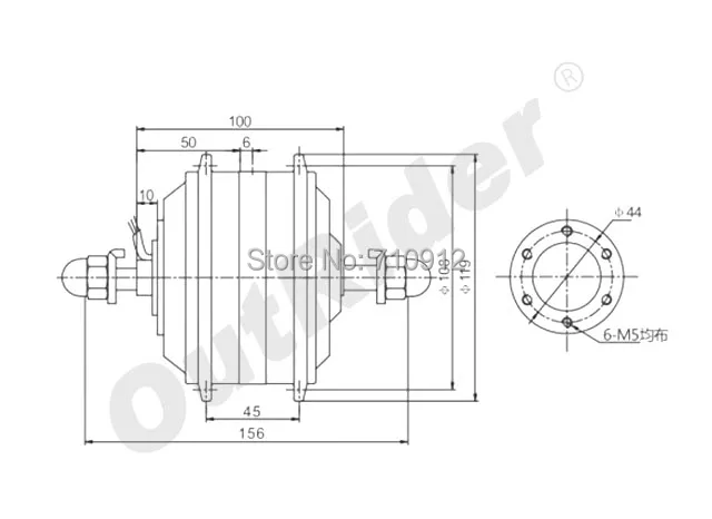 ChinaOR01B5 24V175rpm задний мотор DC зал/без комнатный бесщеточный 128 дисковый тормоз 7 Скоростей мини Электрический Скутер CE/E-scooter/Pedelec комплект