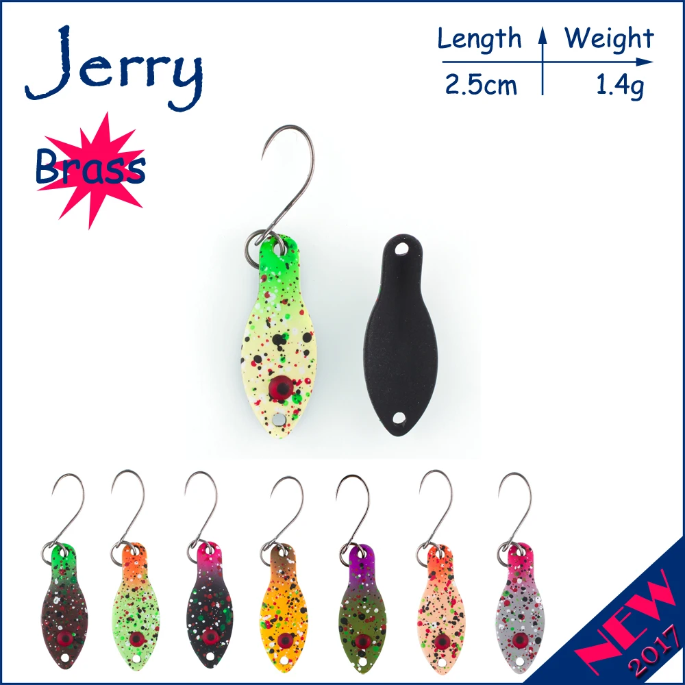 Jerry 1pc 1.4g ultralight lure mini trout spoons floating minnow