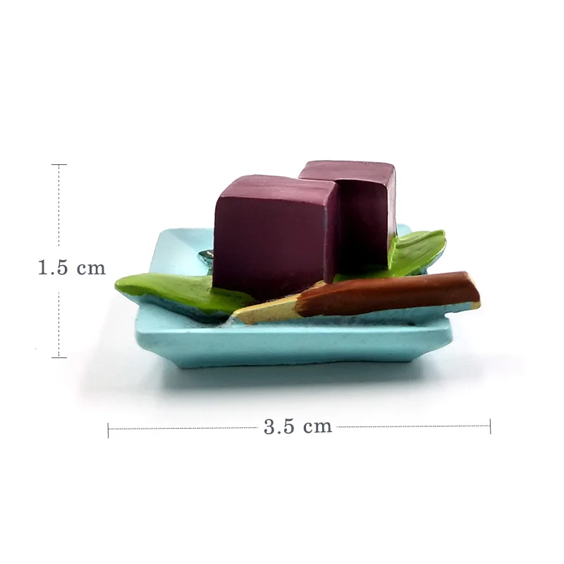 Имитация кофейного торта фигурки еда десерт миниатюрная фигурка ролевые игры кухня игрушка кукольный дом DIY Аксессуары детский подарок - Цвет: Purple Dessert