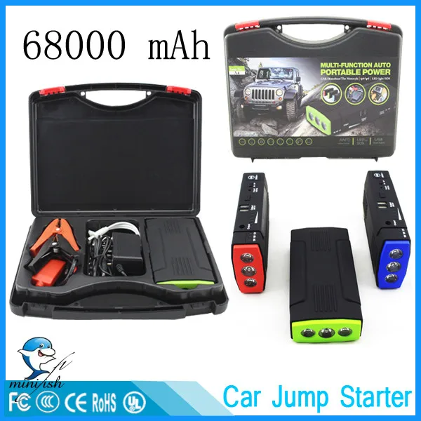 Multi Function Portable Emergency Mini Car Jump Starter With Auto