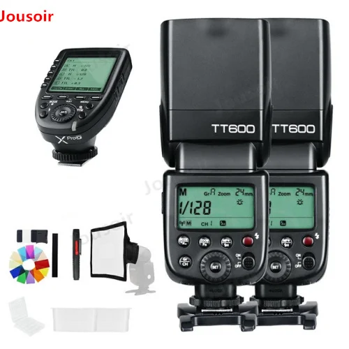 for Olympus Godox 2x TT600 2,4G Беспроводная вспышка GN60 Master/Slave camera Speedlite с триггером Xpro для C N S P O Fuji CD50 G - Цвет: for Olympus