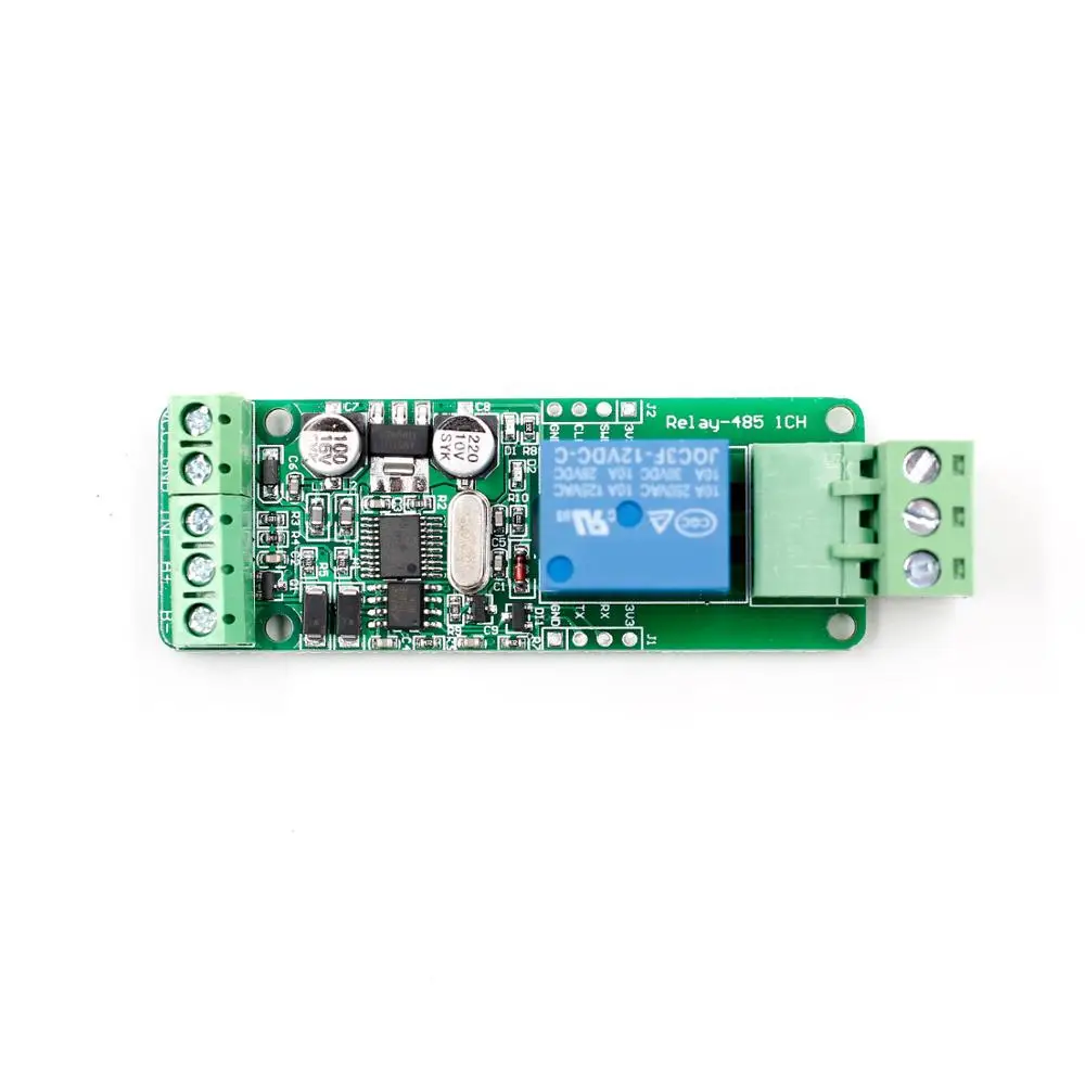 1 шт. Modbus-Rtu 1 канал 12 В релейный модуль переключатель вход/выход RS485/ttl связь