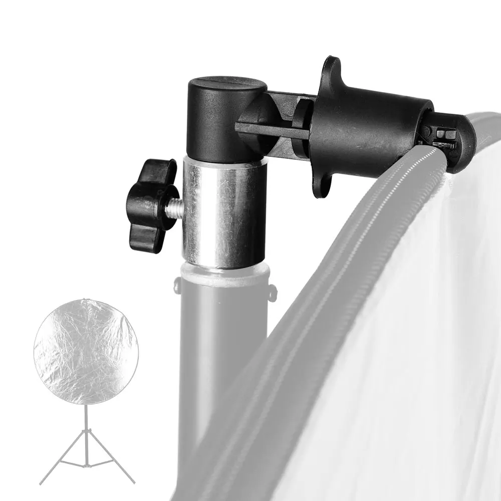 

Reflector Disc Holder Clip Bracket Swivel Head Arm Support / Photo Video Photography Studio Reflector Disc Holder Clip