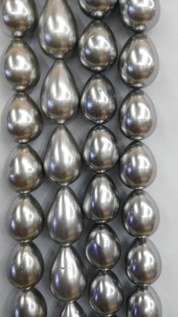 Жемчуг Gergous 10x14 15x20mm полная цепочка падение teadrop кубический ботинки черного белого