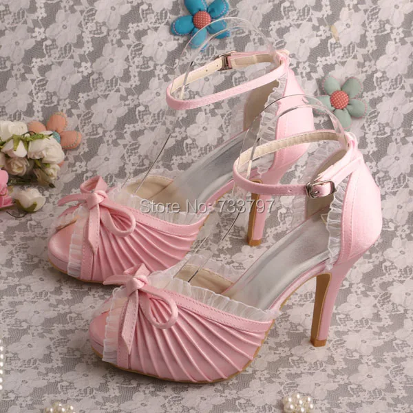 sapato para noiva rose