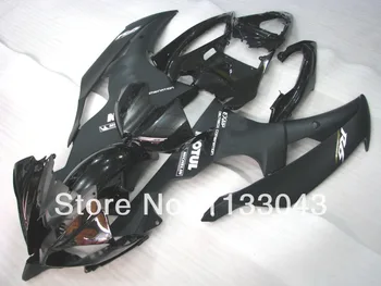 

Injection mold Black fairing set for R6 Yamaha YZF-R6 ABS YZF R6 08 09 YZF 600 R6 2008 2009 pre_drilled ABS fairing kit #33a1