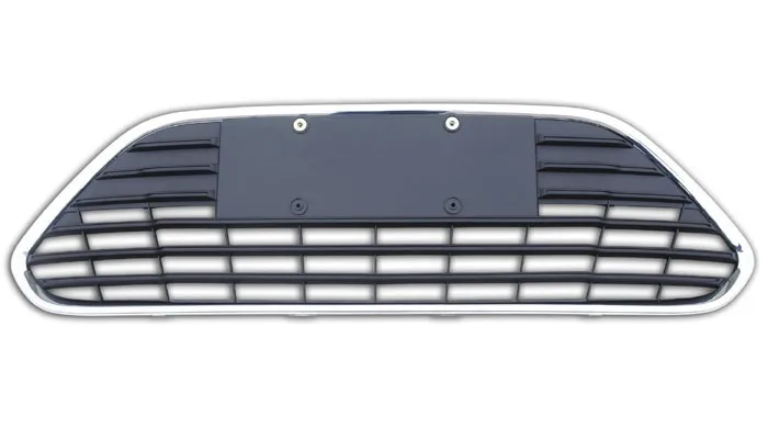 

1Pcs Front bumper lower grille grill Chromed Frame for Ford Focus 2 II 2009-2011 four door