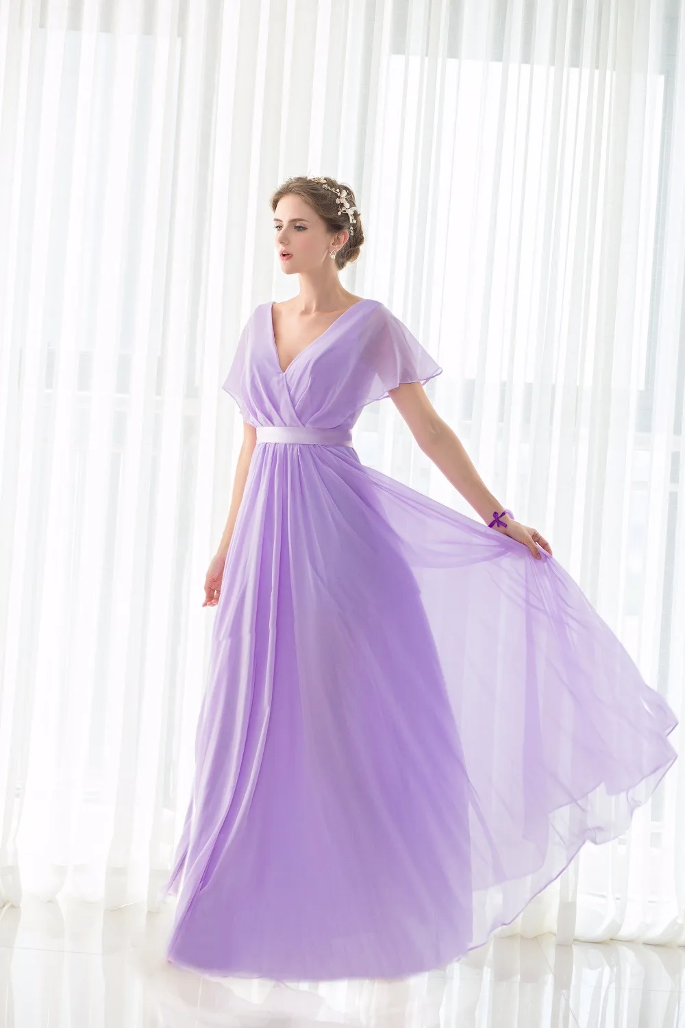 temuandesign Lilac Bridesmaid Dresses Pinterest