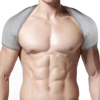 

New Shoulder Support Support Brace Strap Bamboo Charcoal Fiber Protector Compression Wrap Strap Band for Gym Sport
