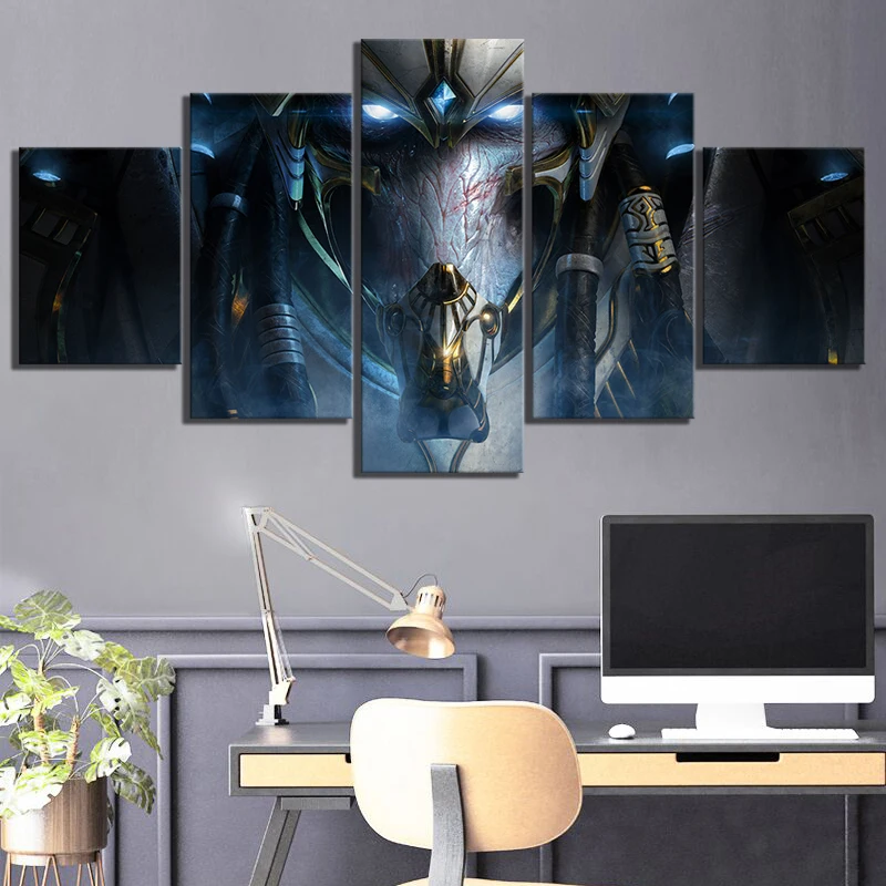 5-Piece-HD-Fantasy-Art-Game-Poster-Paintings-StarCraft-2-Legacy-of-The-Void-Video-Games (2)