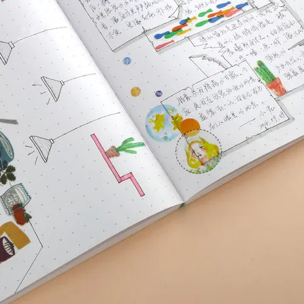 Ежедневник еженедельник школе журнал простой дневник Bullet Journal Defter пополнения Hobonichi Bujo подарок