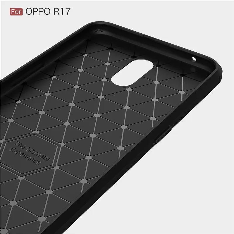 Чехол для телефона из углеродного волокна OPPO R17 чехол WolfRule мягкая задняя крышка