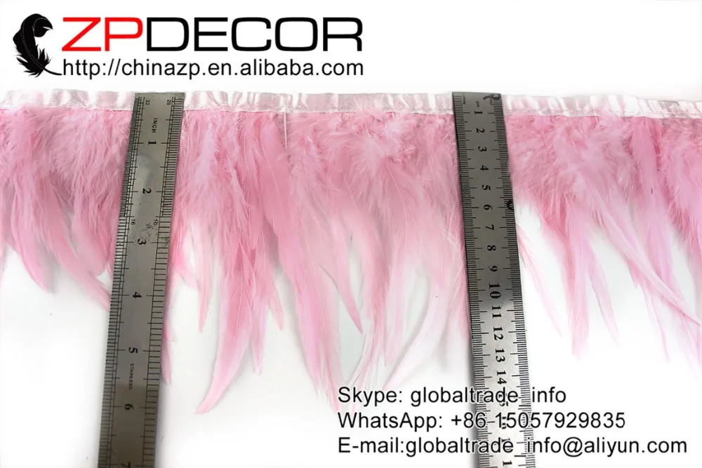 Pink Rooster Saddle Feather Trim (4)