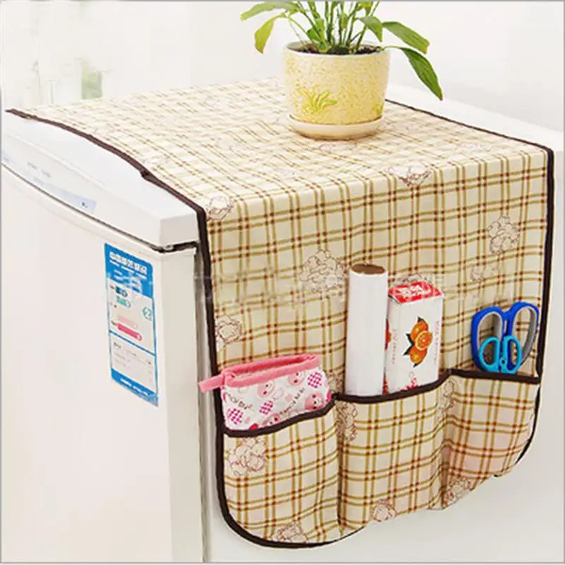 LUOEM пылезащитный чехол для холодильника Органайзер чехол для защиты от пыли для стиральная машина холодильник мешок для хранения, сумка - Цвет: Bear