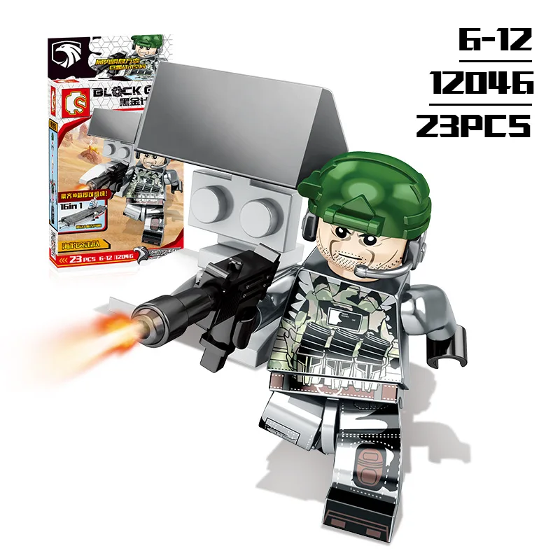 Compatible Legoings Model Building Kits Toys for Boys Military Profession Series Star Wars DIY Building Blocks Figures Mini Toy  (19)