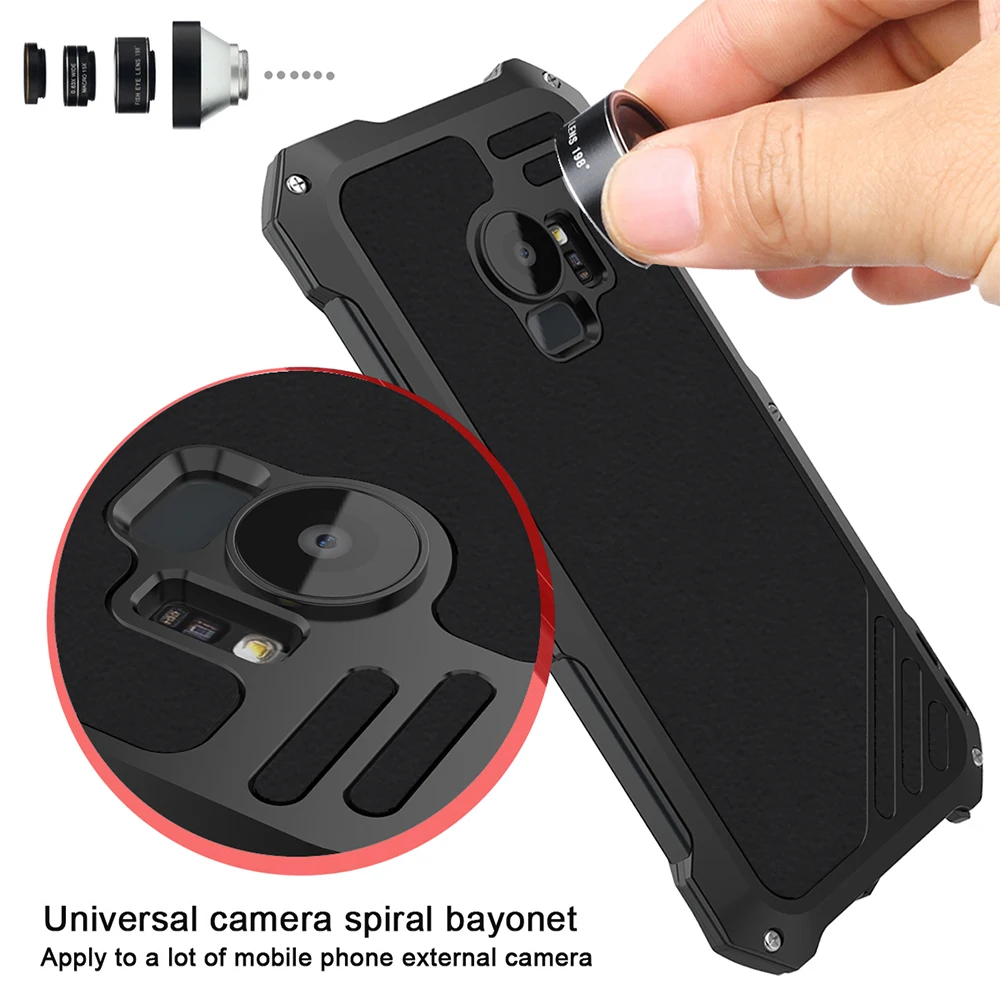 Ascromy For Galaxy S9 Lens Kit Case Fisheye Macro Wide Angle Shockproof Aluminum Cover For Samsung S8 Plus S7 edge Accessories (7)