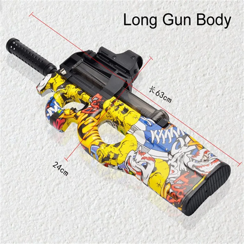 P90 Graffiti Edition Electric Toy Gun Soft Water Bullet Bursts Gun Live CS Assault Snipe Weapon Outdoors Toys For Children P90 Graffiti Edition Electric Toy Gun Soft Water Bullet Bursts Gun Live CS Assault Snipe Weapon Outdoors Toys For Children