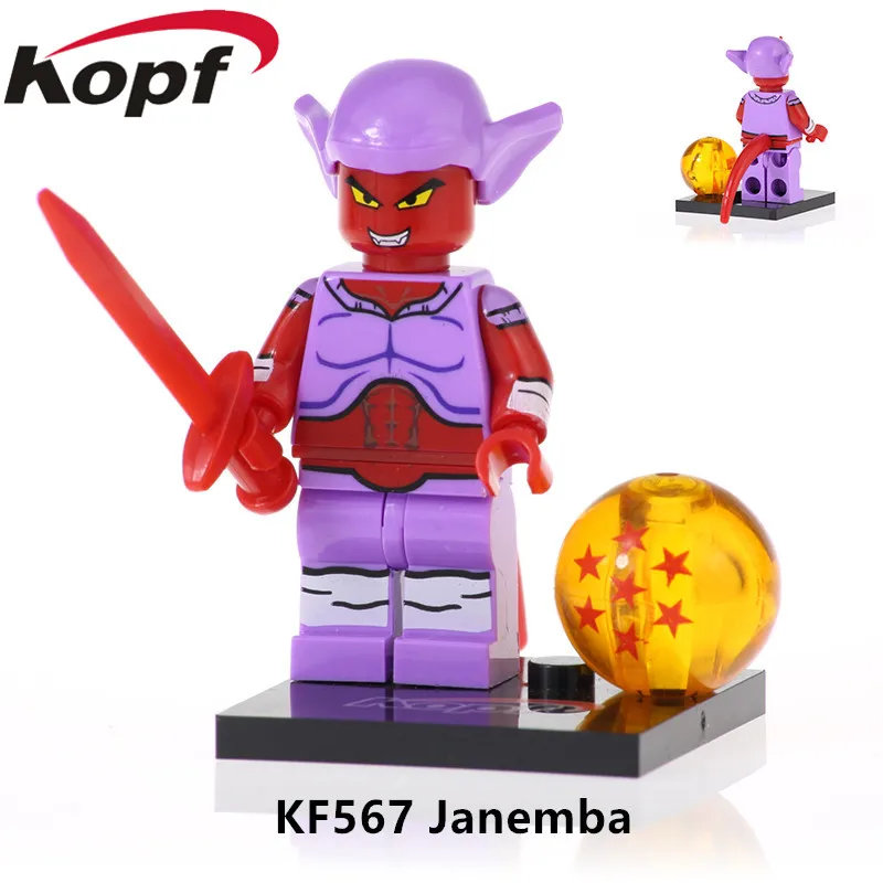 

Legoed Janemba Building Blocks Dragon Ball Jiren Trunks Son Gohan Toppo Bricks Minifigured Dolls For Children Gift Toys KF567