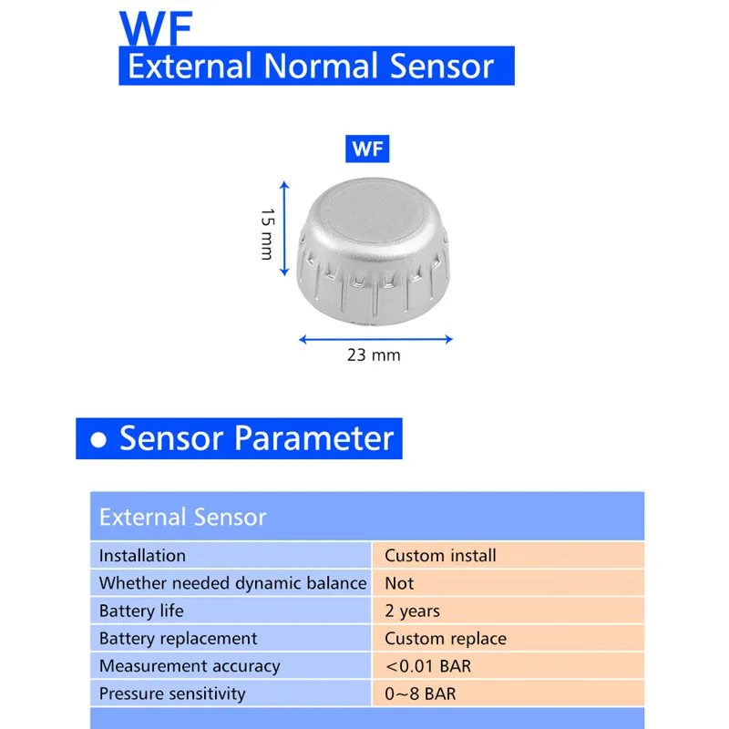 U903TB WF автомобильный TPMS система контроля давления в шинах цифровой ЖК-дисплей Автоматическая охранная сигнализация s давление в шинах