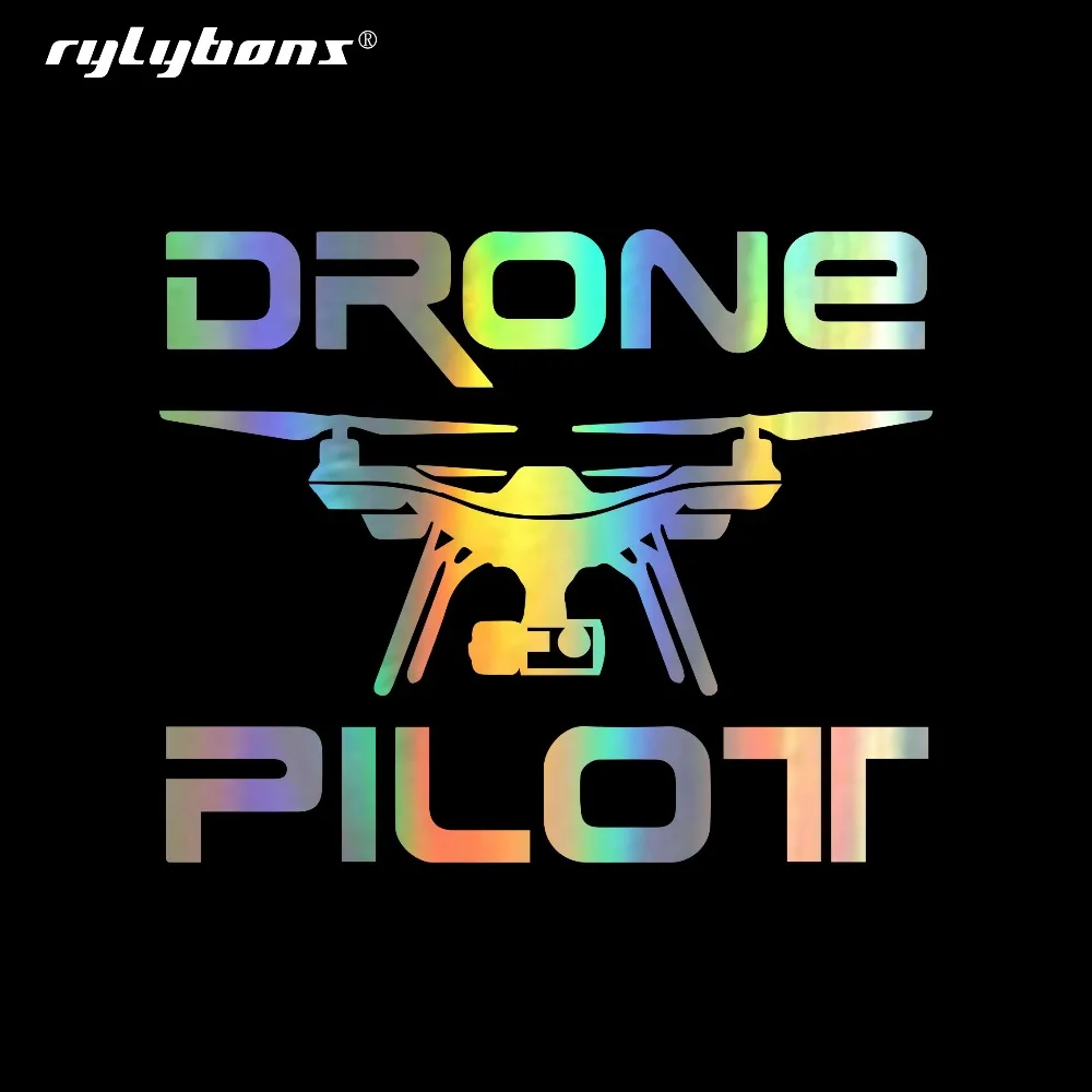 Наклейка на автомобиль rylyхорос 14 6 см * 11 9 смешная наклейка БПЛА-дрона дверь тело