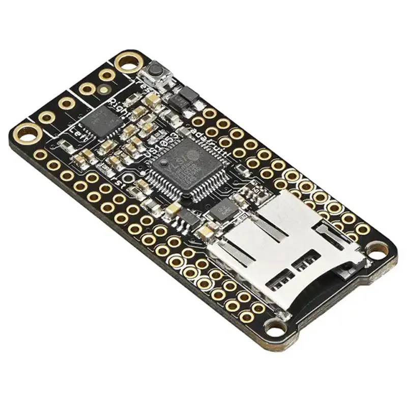 

1 pcs x VS1053B Music Maker Audio FeatherWing MP3 OGG WAV MIDI Synth Player Development Board with on-board 3W Stereo amplifier