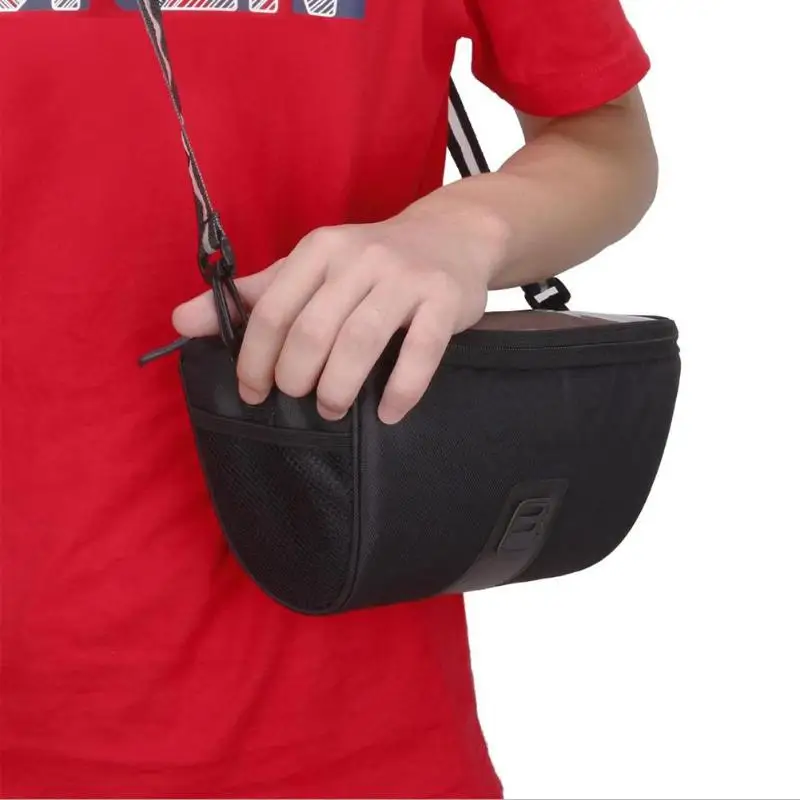 Excellent Bicycle Handlebar Bag High-Capacity Cycling Tube Bag MTB Mountain Road Bike Front Bags for MTB Folding Bikes 2 Excellent Bicycle Handlebar Bag High-Capacity Cycling Tube Bag MTB Mountain Road Bike Front Bags for MTB Folding Bikes 2