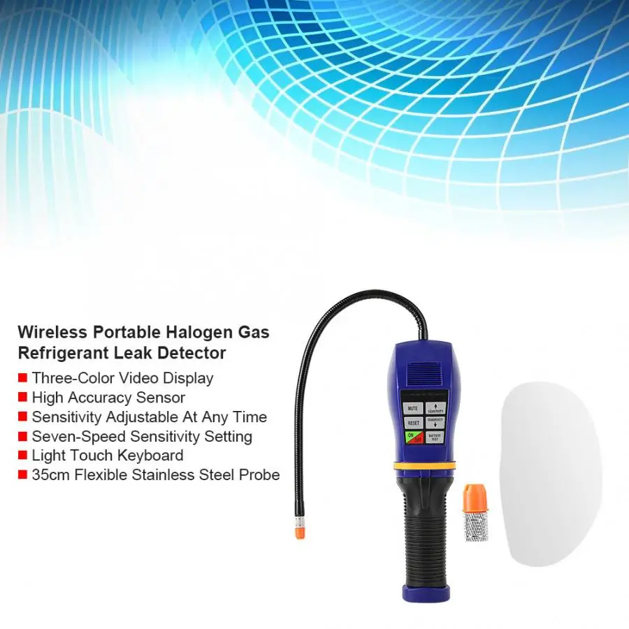

TIF XP-1A SF6 High Sensitivity Halogen Gas Refrigerant Leak Detector Analyzer