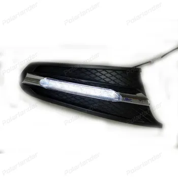 

1 pair Auto part car accessory fog lamp LED Car DRL for V/olkswagen P/olo 2011-2013 OUTSEA Turn signal Daytime running lights