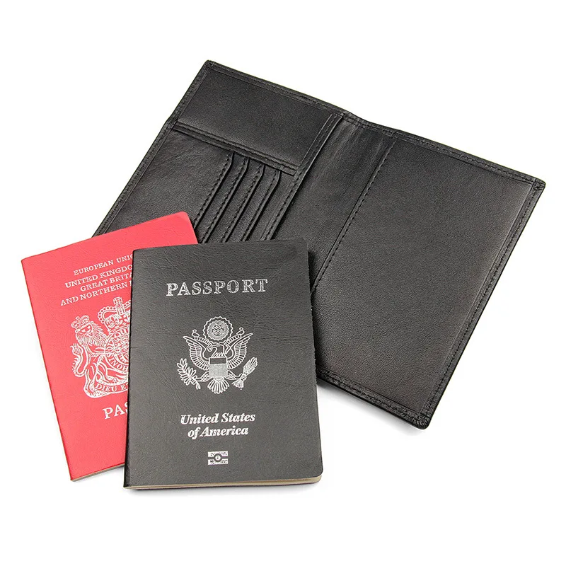 GUBINTU RFID Экранирование обложка паспорта кошелек из натуральной кожи на обложке для вождения автомобиля держатель для документов футляр для путешествий кошелек
