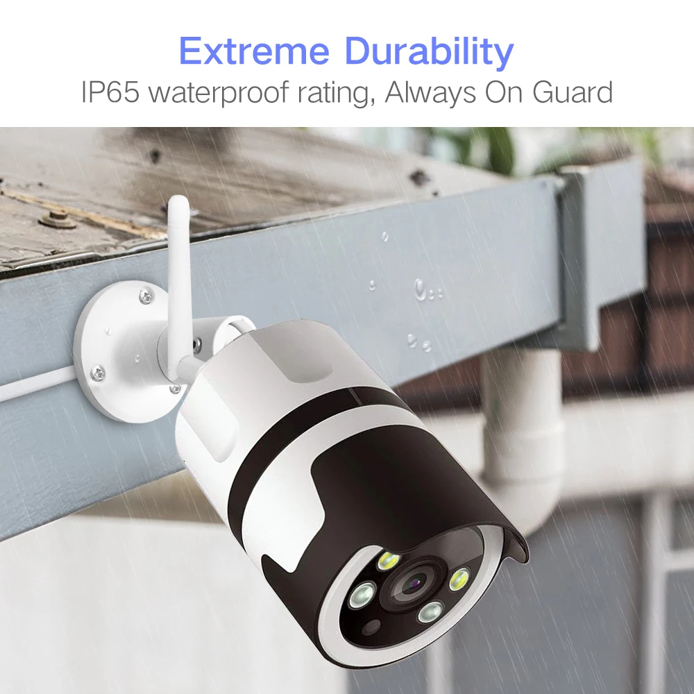 

MARVIOTEK IP Camera WiFi HD 720P Waterproof Surveillance Camera Outdoor Home Security Night Vision Cloud Storage CCTV Camera IR