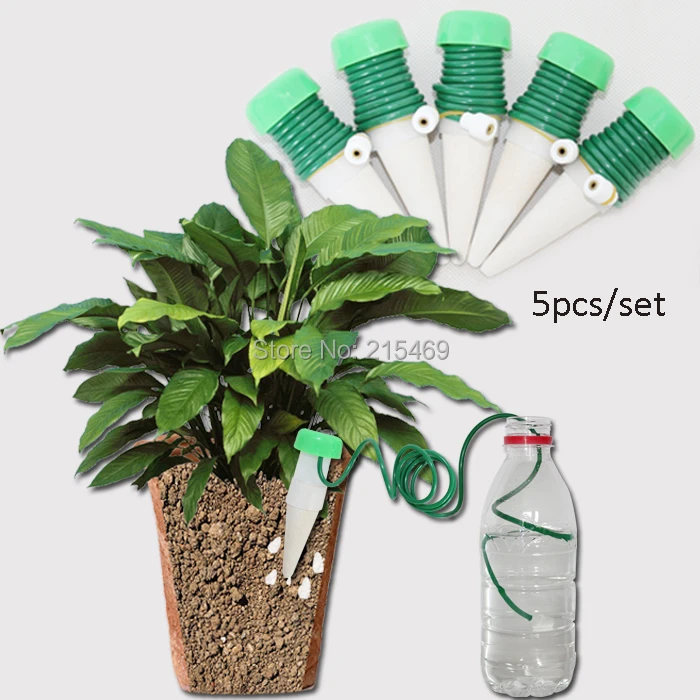 Бесплатная доставка-Homate 5 шт автоматический поливальщик растений растение