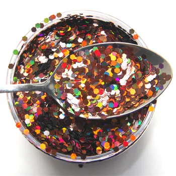 

1pack Nail Sequins Flake Hexagon Laser Holographic flake 11Colors PD37 Sequins 3mm Nail Flakes 50g Chameleon Nail Flakes YEW2623