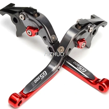

CNC Aluminum Motorcycle Brake Clutch Lever Extendable Adjustable Levers For Suzuki GS500E 1994-1998 1995 1996 1997 1999