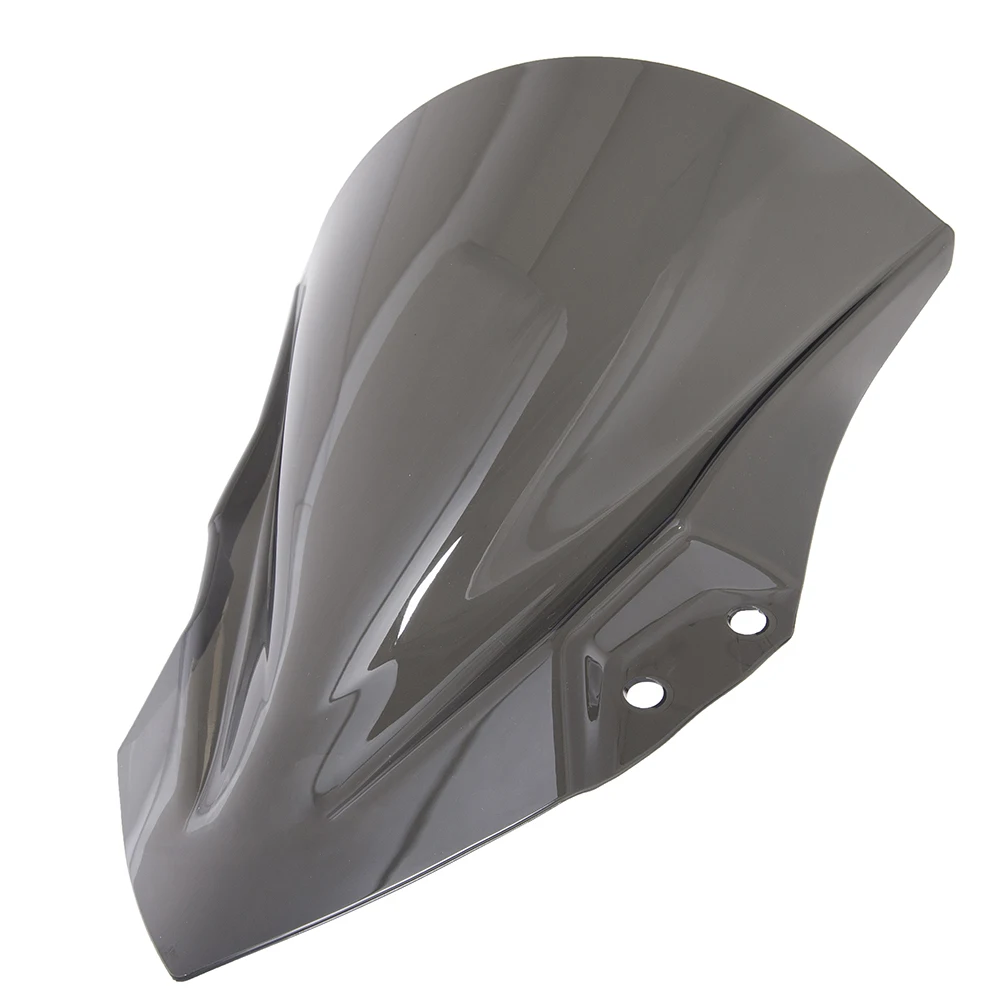 Ninja400 Ninja250 Motorcycle Windshield Windscreen Double Bubble Wind Deflector For Kawasaki Ninja 250 Ninja 400 Black