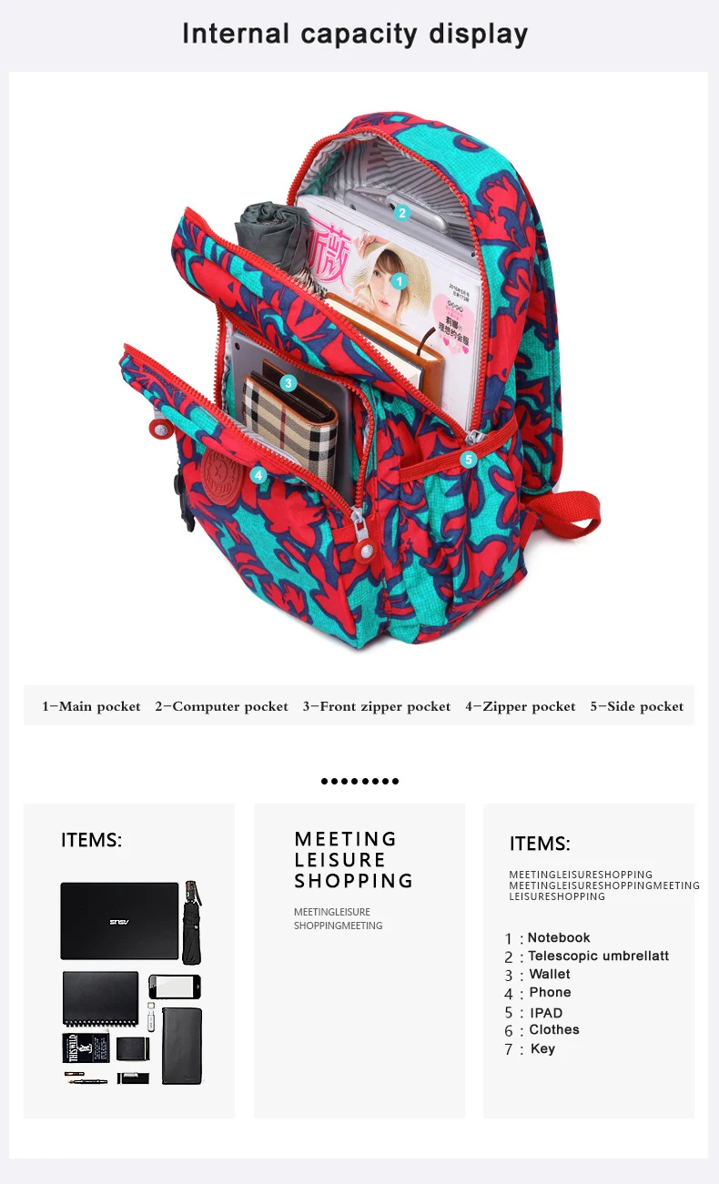 TEGAOTE, цветочный мини маленький рюкзак для девочек-подростков, женский рюкзак, повседневные нейлоновые рюкзаки Kipled, женский рюкзак, Sac A Dos сумка