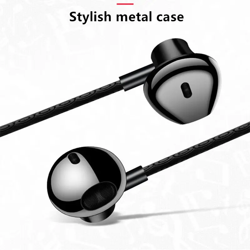 

3.5MM Headset In-Ear Earphone Stereo Bass Sound Earbuds With Mic Wired Control HIFI For iPhone6 6s For Samsung S8 Plus Universal