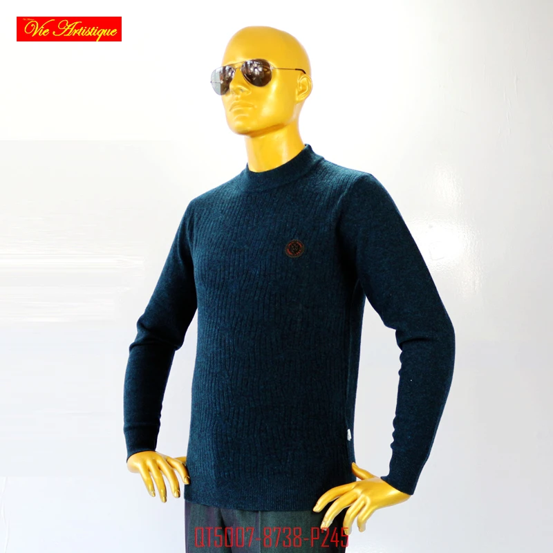 VA 2017 fall winter font b men s b font Christmas knitted turtleneck casual font b