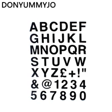 Donyummyjo 16.2*23cm alfabeto letras & números personalizado personalizado adesivo de carro vinil clássico corpo do carro decalques da motocicleta WZ-005