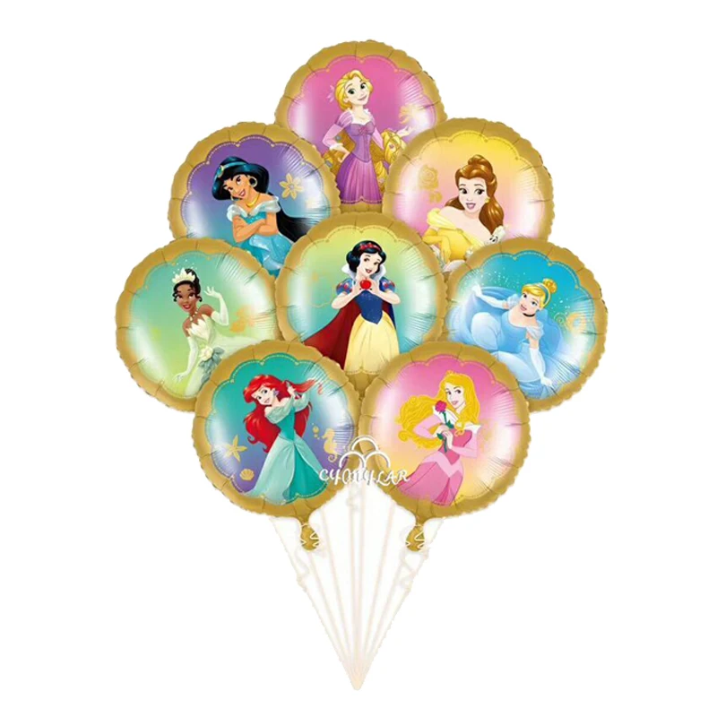 

10/20/50pcs 18inch Cinderella Snow White Princess balloons globos Baby girl birthday Party supply toys