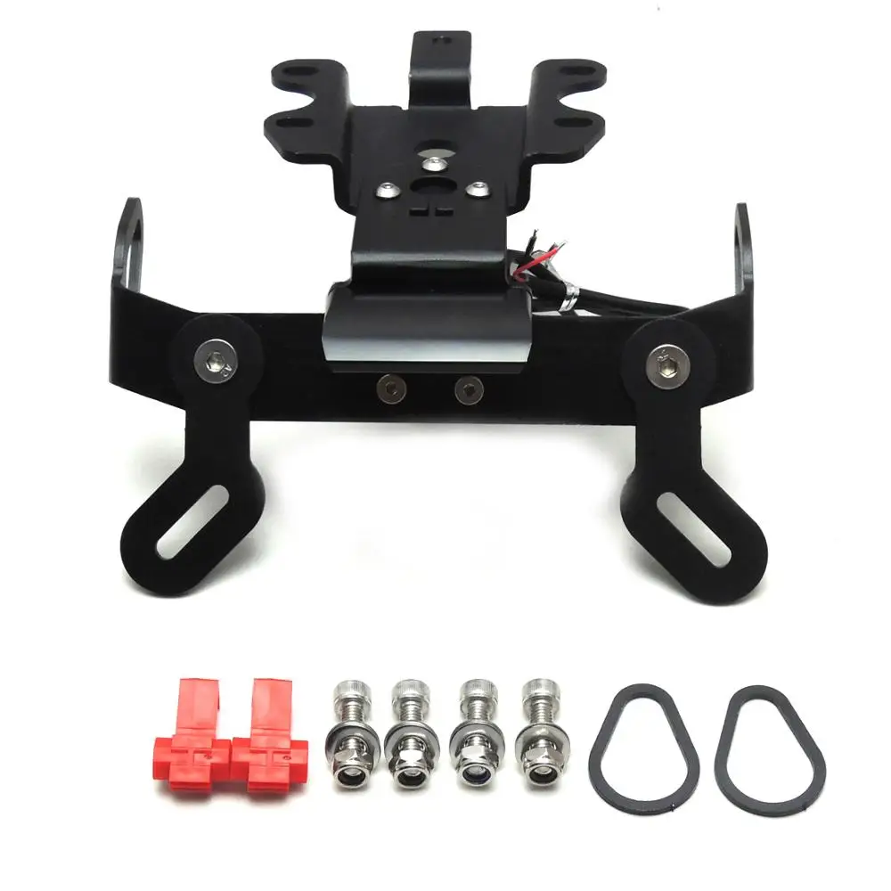  For YAMAHA MT07 Fender Eliminator License Plate Holder Bracket LED Light FZ 07 MT 07 2014-2019 2018 - 32833847912